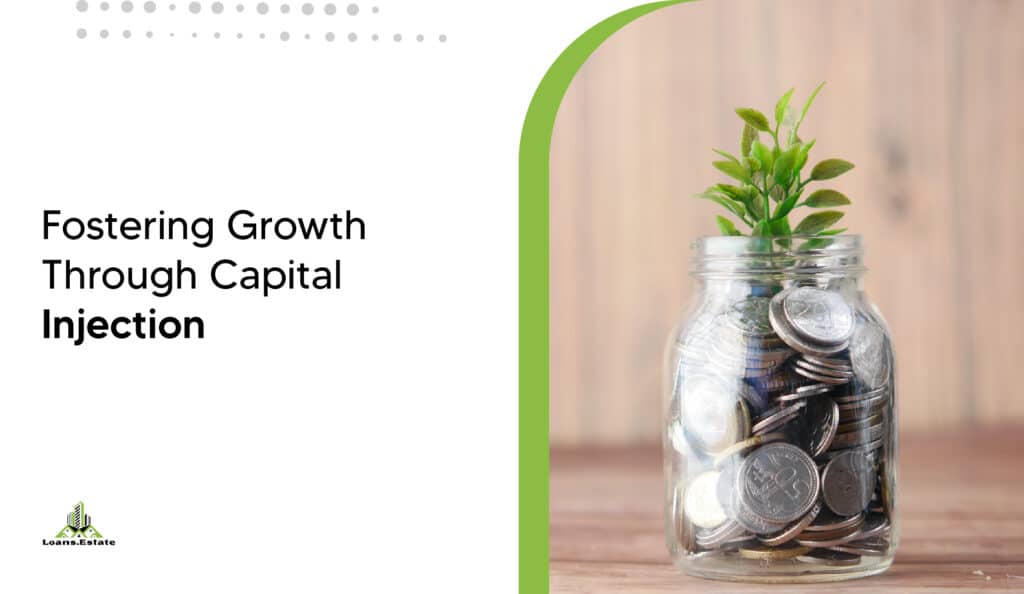 Fostering growth through capital injection Investing in Innovation. Loans.estate